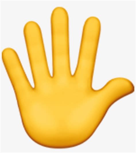 Okay Finger Emoji Png - High Five Emoji Whatsapp - Free Transparent PNG Download - PNGkey