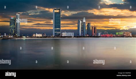 Abu Dhabi Skyline Stock Photo - Alamy