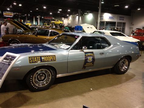 72 AMC Javelin Alabama State Trooper At the corvette and muscle car show in Rosemont , IL 2012 ...