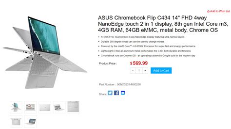 ASUS Chromebook Flip C434: Specs, price, release - Android Authority