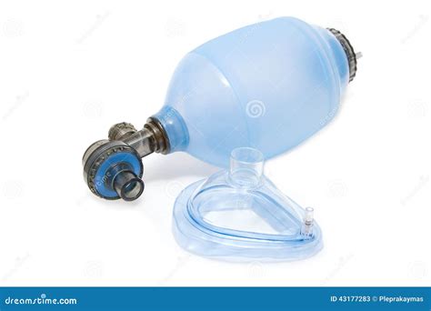 Resuscitator( Ambu-bag ) With Mask Royalty-Free Stock Photography | CartoonDealer.com #43177283