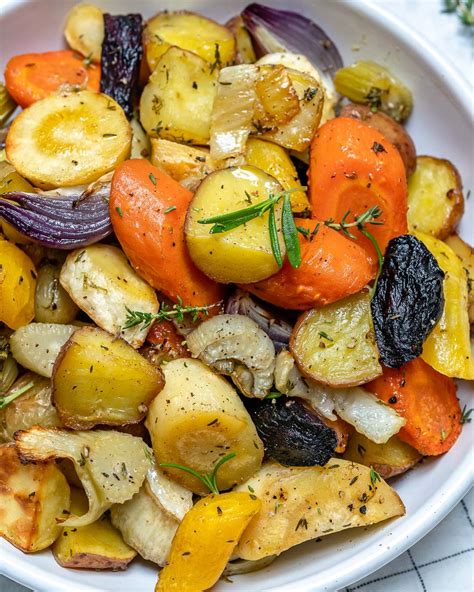 Eat Clean: Rosemary Roasted Root Vegetables! | Recipe | Clean food ...