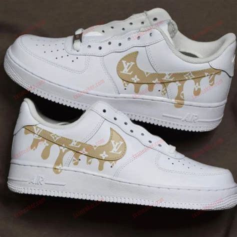 Gold Drip Luxury Custom Shoes - TXSNEAKER