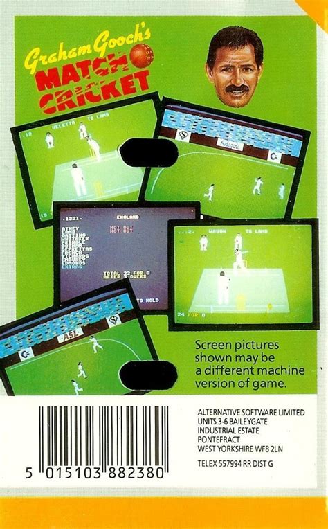 Graham Gooch's Test Cricket Images - LaunchBox Games Database