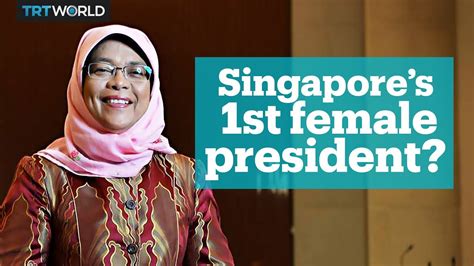 Singapore could have its first female president - YouTube