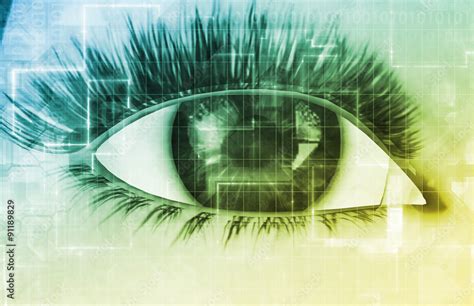 Retinal Scan Stock Illustration | Adobe Stock