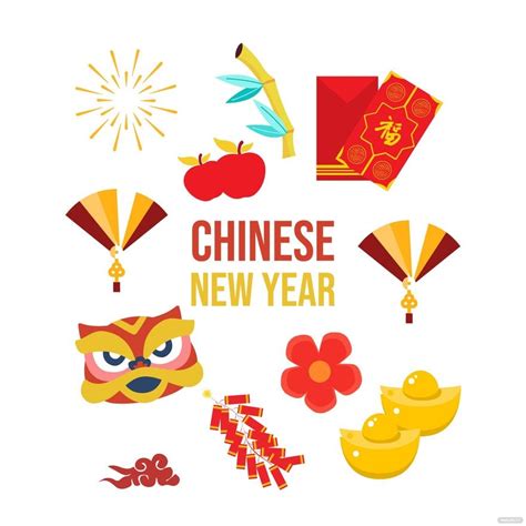 Chinese New Year Border Clipart in EPS, Illustrator, PSD, PNG, SVG, JPG ...