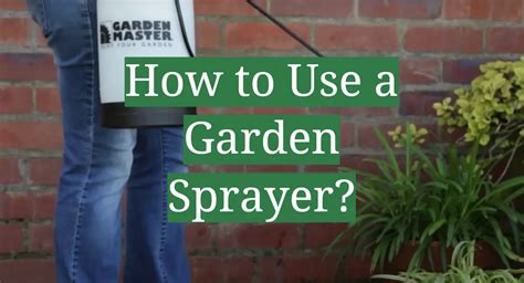 How to Use a Garden Sprayer? - GardenProfy