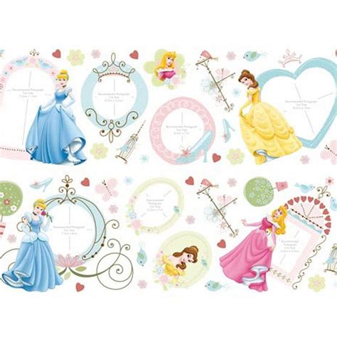 DISNEY PRINCESS 50 PHOTO WALL STICKERS NEW & OFFICIAL | eBay