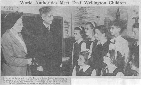 World Authorities Meet Deaf Wellington Children