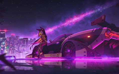 1440x900 Anime Girl Cyberpunk Ride 4k Wallpaper,1440x900 Resolution HD ...