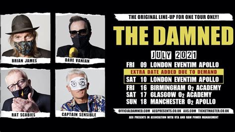 The Damned extend July UK tour | Louder