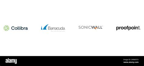 Proofpoint, Collibra, Barracuda, SonicWall. Collection of top brand ...