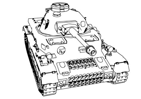 Premium Vector | Military tank outline drawing vector