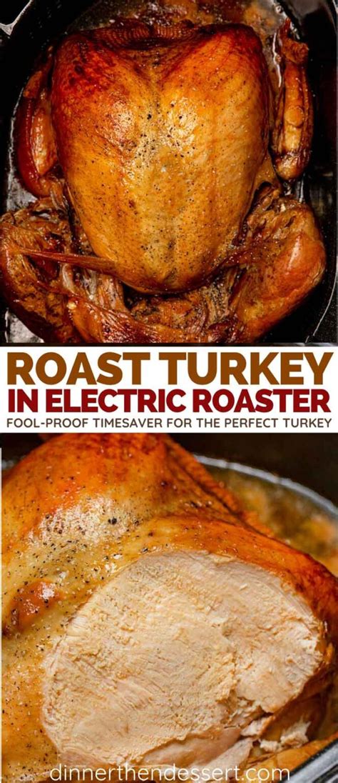 Roast Turkey Recipe (In Electric Roaster Oven) [VIDEO] - Dinner, then Dessert