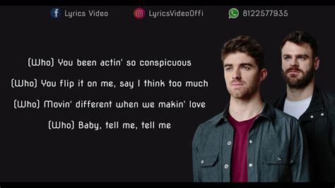 The Chainsmokers - Who Do You LOVE - lyrics video - YouTube