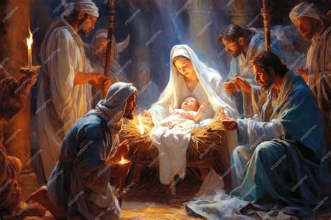 Premium Photo | Nativity scene vertep religious concept Star of ...