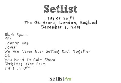 Taylor Swift Lover Fest Tour Setlist - FranciscoPetersen