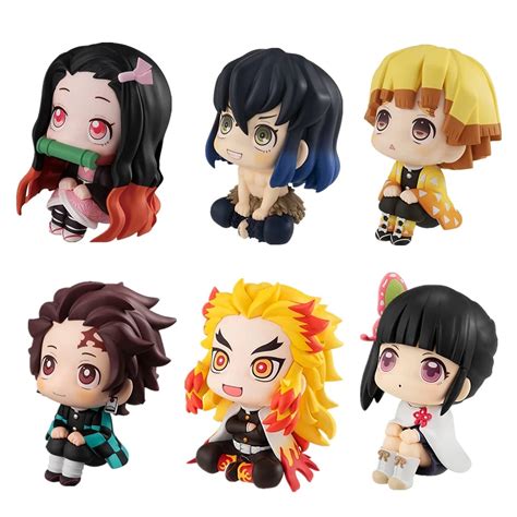 Buy Set of 6 Figures, Tanjiro Nezuko Kyoujurou Anime Stuff Figures Toys ...