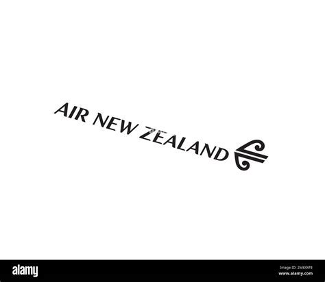 Air New Zealand, rotated logo, white background B Stock Photo - Alamy