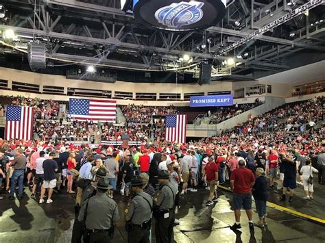 Live from outside President Donald Trump's rally in Erie, Pa ...