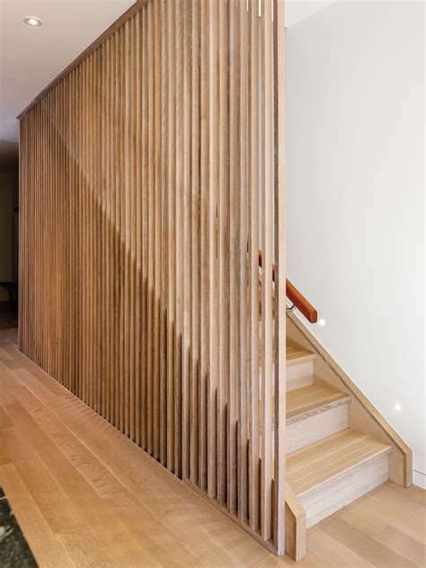 Slatted Wood Wood Slats Patio Design Modern Home Toronto | Stairs ...