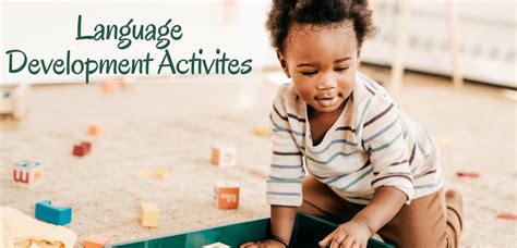 Language Development Activities For Toddlers - Speech Therapy Talk