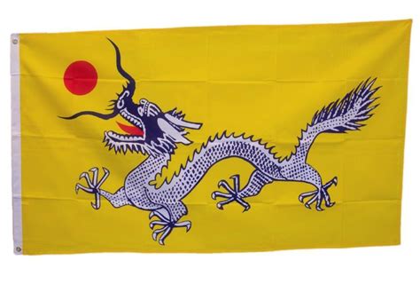 Old Chinese Empire Flag 3x5 ft Qing Dynasty Dragon pre Peoples Republic of China | eBay