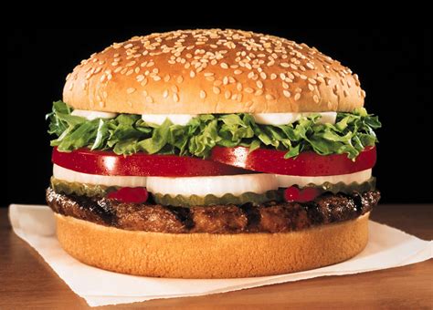 The Whopper - Top bun - America's favorite burgers - Pictures - CBS News