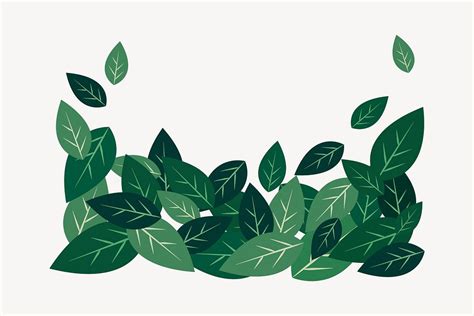 Leaf border design element vector | Premium Vector Illustration - rawpixel