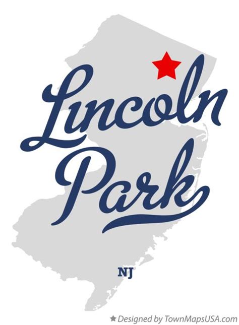 Map of Lincoln Park, NJ, New Jersey