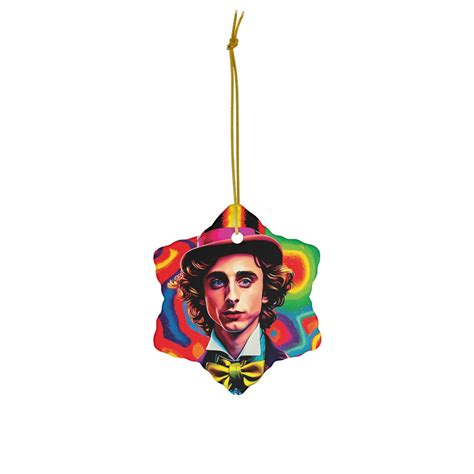 Timothée Chalamet as Willy Wonka Ornament - Etsy