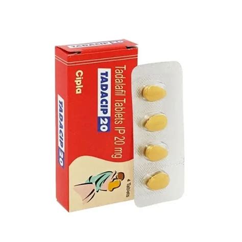 Tadacip 20mg Tablet | Uses, Dosage, Side Effects