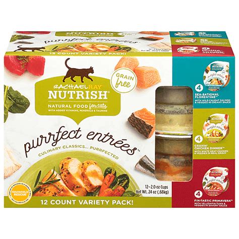 Rachael Ray Nutrish Food for Cats, Grain Free, Variety Pack 12 ea | Cat Food | Market Basket