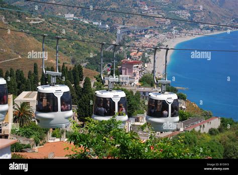 Taormina Cable Car Map