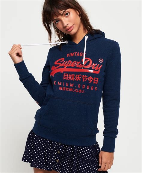 Superdry Premium Goods Gloss Hoodie - Women's Hoodies