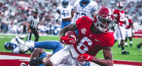 DeVonta Smith breaks SEC career touchdown reception record, Alabama ...