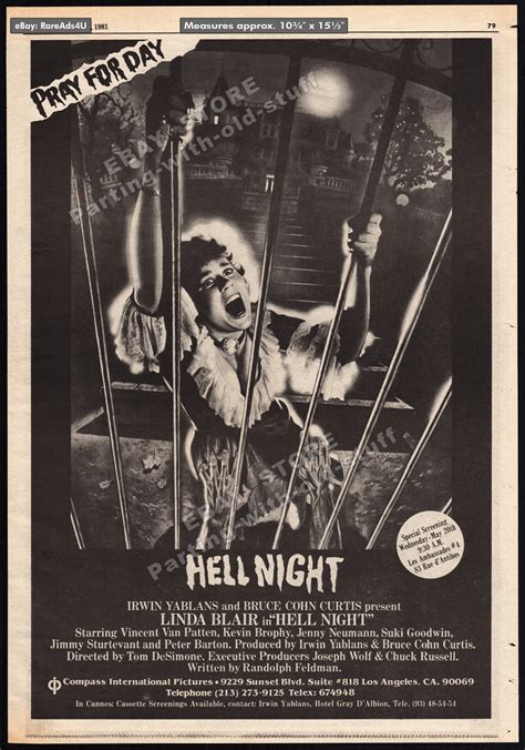 The Horrors of Halloween: HELL NIGHT (1981) Poster, Trailer, Screencaps, Review