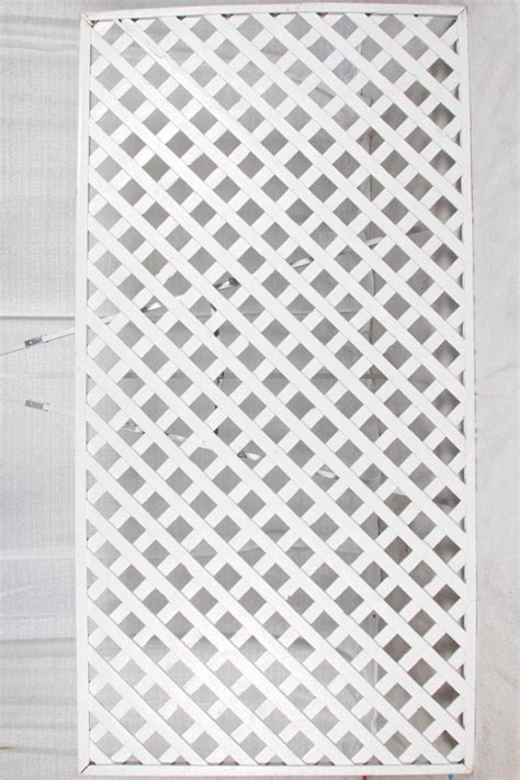 Lattice Panel Fencing - White 4' x 8' - A1 Party Rental