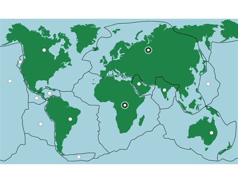 Les plaques tectoniques - Map Quiz Game - Seterra