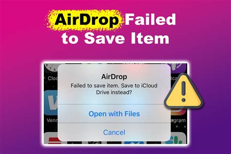 5 Easy Solutions to AirDrop "Failed to Save Item" - Alvaro Trigo's Blog