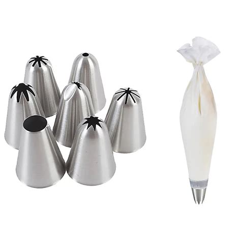 Professional Piping & Icing, Nozzles & Bag Set | Lakeland