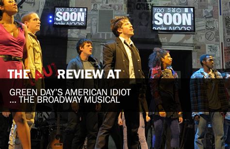 Theatre Review: Green Day's American Idiot - The Broadway Musical - The AU Review