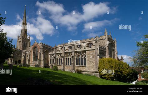 Thaxted Church Thaxted Essex, England UK. 2018 Parish Church of St John the Baptist with Our ...