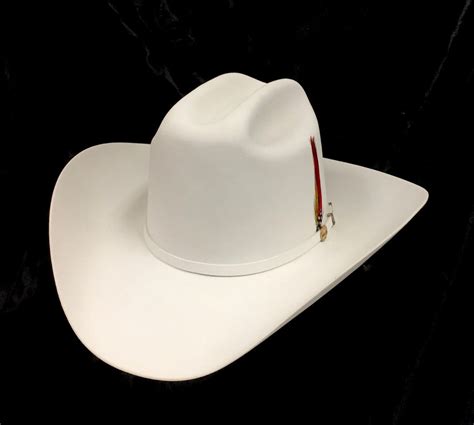 Stetson 100X "El Presidente" White fur felt cowboy hat – David's ...