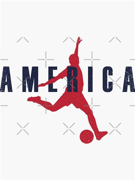 "America USA Soccer World Cup Qatar 2022 National Team Football" Sticker for Sale by FeitArt ...