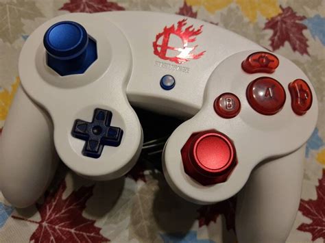 Custom Gamecube Controller with Aluminum Thumbsticks | Etsy