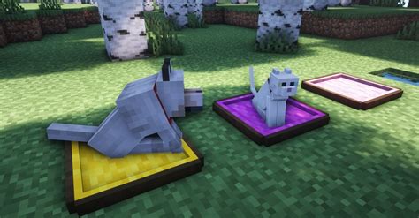 Carpets to Mini pet beds Minecraft Texture Pack