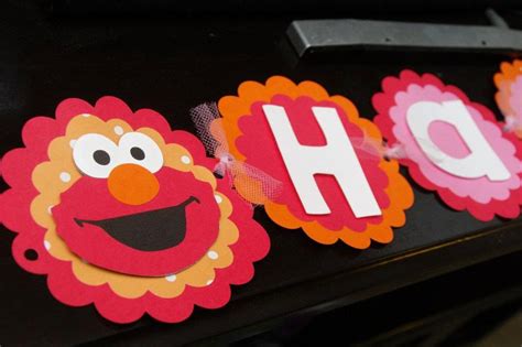 Elmo Happy Birthday Banner. $24.00, via Etsy. | Birthday banner, Happy ...