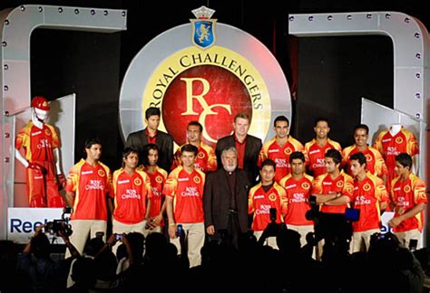 The team launch for the Bangalore Royal Challengers | ESPNcricinfo.com